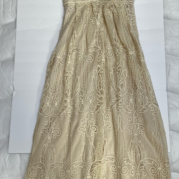Altar’d State Cream Lace Maxi Dress - Picture 2 of 5